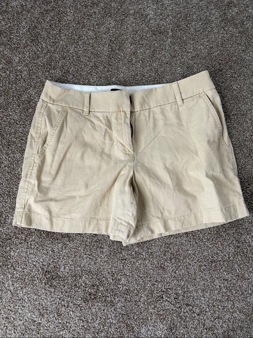 J. Crew Women's Tan Chino Shorts